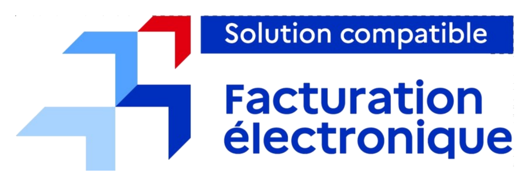 Logotype officiel « Solution compatible facturation électronique » (DGFiP)