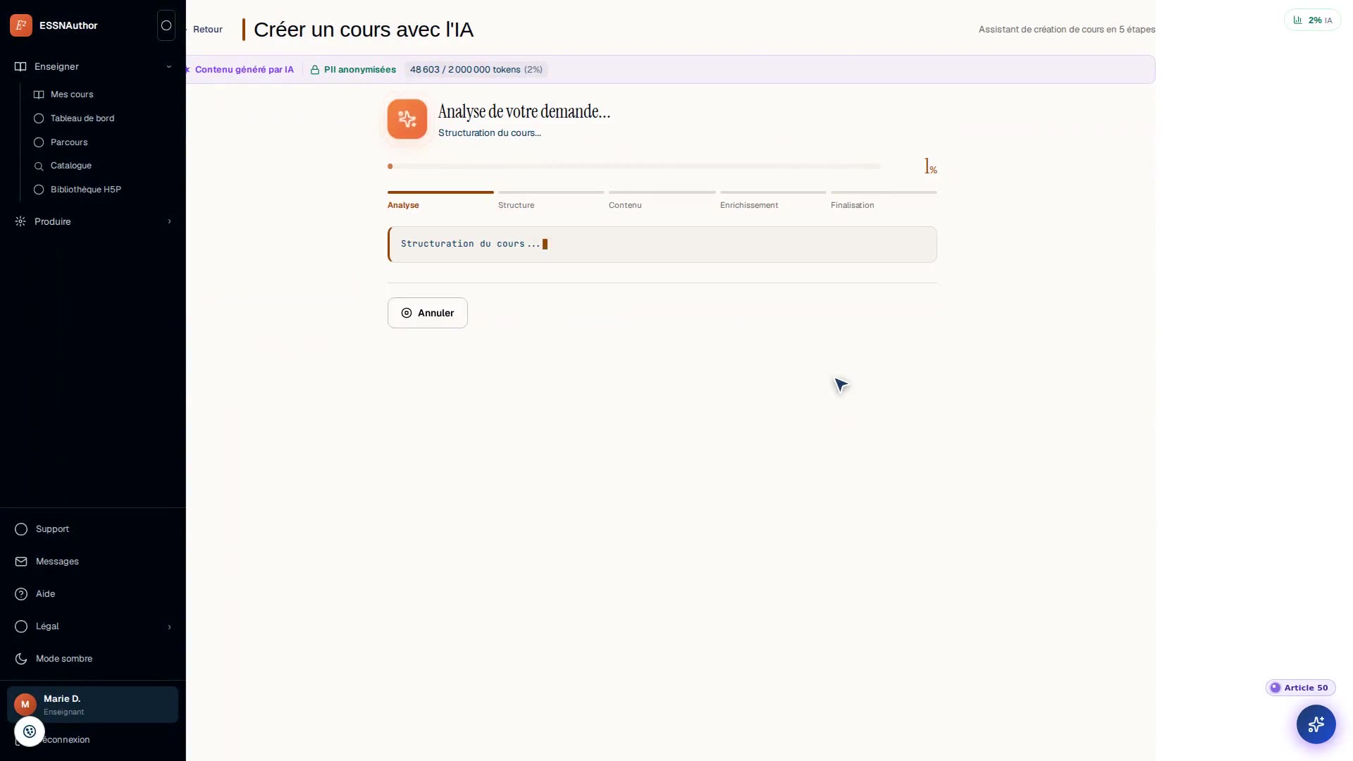 Lyra · l'IA pédagogique en action